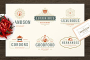 Restaurant Logos & Badges Bundle, a Branding & Logo Template by Vasya Kobelev (Thumbnail 40 of 54)