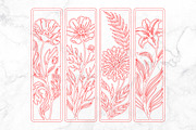 Floral Wall Art SVG Laser Cut File, an Object Graphic by Rose Art (Thumbnail 3 of 3)