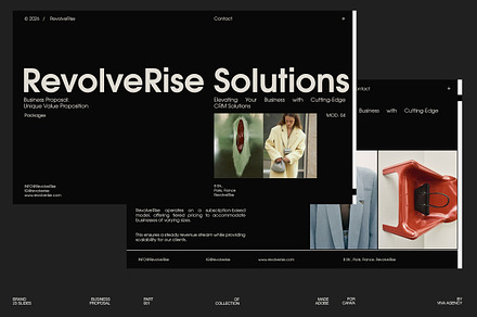 Business Proposal Template, a Presentation Template by Viva Agency