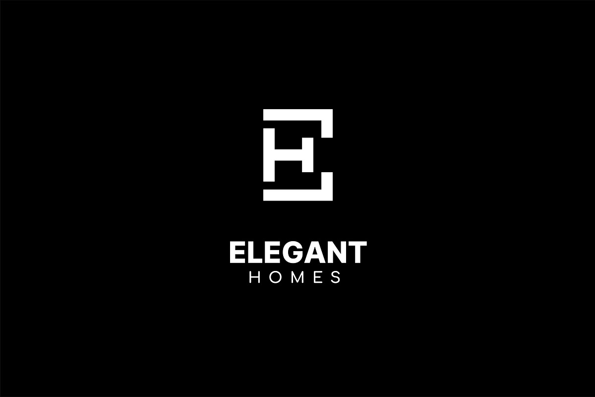 Letter EH Logo, a Branding & Logo Template by CAIRON CREATIVESTUDIO (Photo 2 of 5)