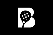 Letter B Padel Sport Logo, a Branding & Logo Template by Buqancreative (Thumbnail 2 of 2)