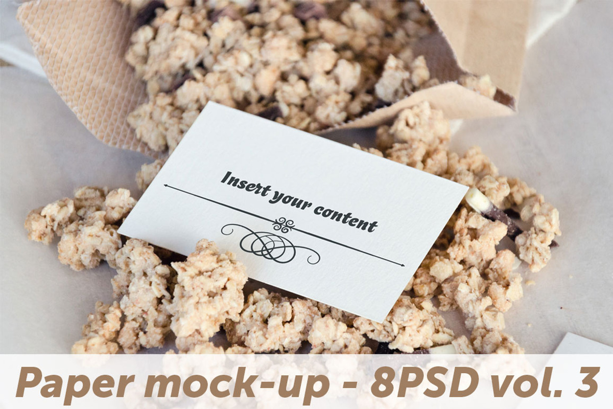 Paper Card Mock-Up 8PSD- part 3 of 3, a Packaging Mockup by Marian Kadlec (Photo 1 of 3)