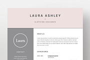 Laura Ashley - Resume/CV Template, a Resume Template by Mats-Peter Forss (Thumbnail 1 of 2)