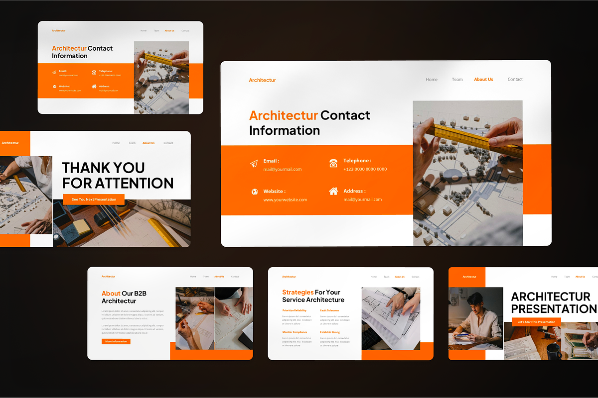 Architecture Presentation Powerpoint, a Presentation Template by SquidPixey (Photo 6 of 7)