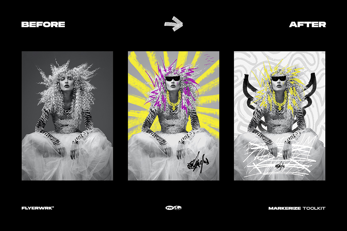 Markerize - 800+ graphics toolkit, an Object Graphic by FLYERWRK (Photo 8 of 22)