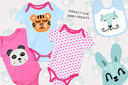 Kids Pattern and Animal Characters, a Pattern Graphic by Pixavics (Thumbnail 3 of 7)