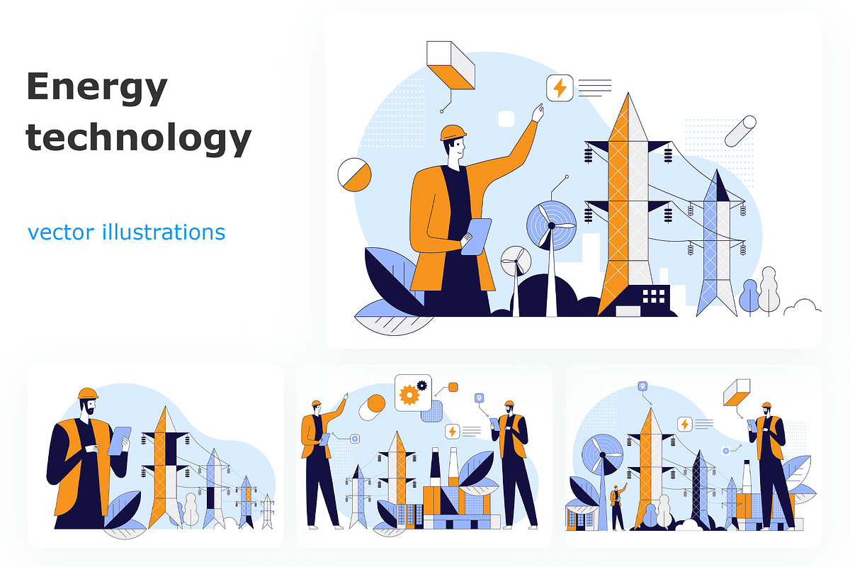 Energy technology, a Technology Illustration by IcoMaker (Photo 1 of 7)