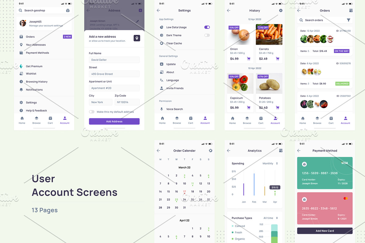 Geo Shop - Grocery Shopping App, an App Template by azyrusthemes (Photo 12 of 15)