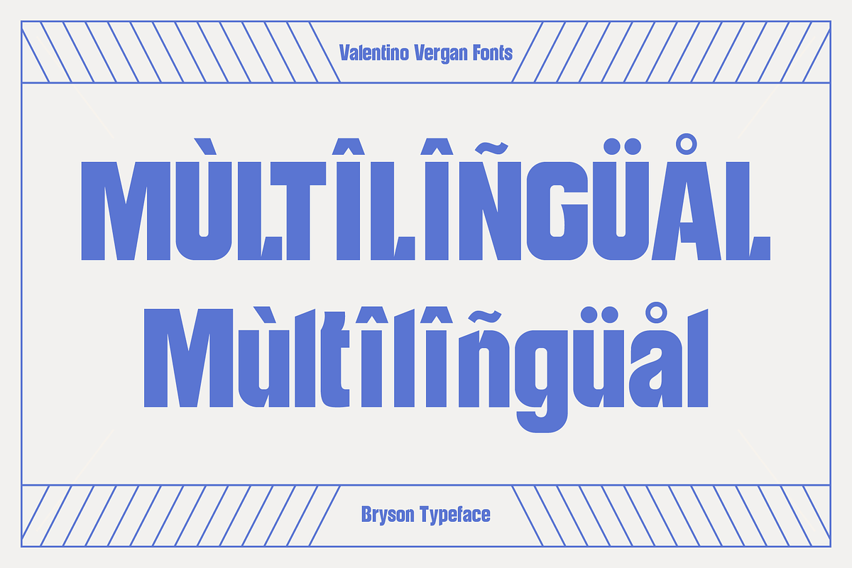 Bryson - Bold Typeface, a Sans Serif Font by Valentino Vergan (Photo 11 of 14)
