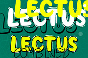 Lectus - Display font, a Font by Fontcastle (Thumbnail 6 of 6)