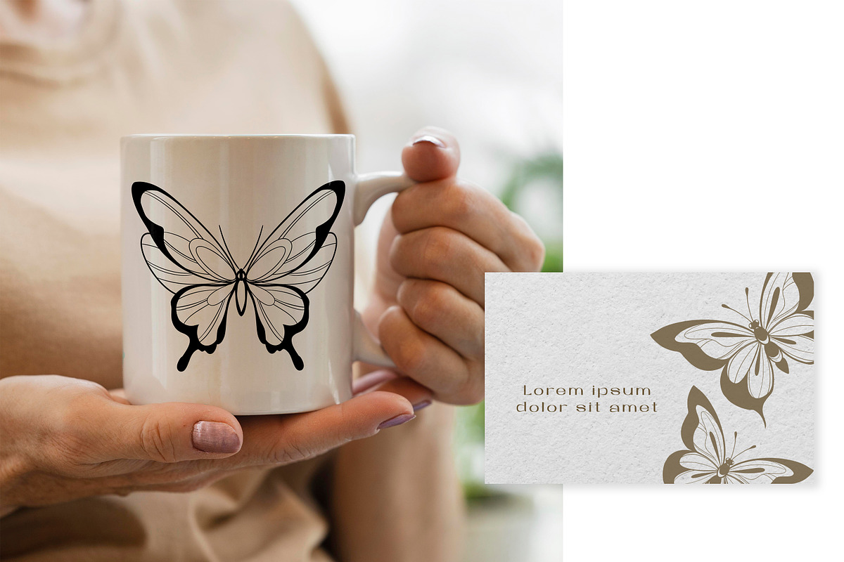 Butterfly clipart svg png dxf, an Animal Illustration by DamriNa art (Photo 3 of 4)