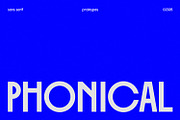PRAK Phonical - Sans Serif Display, a Sans Serif Font by Healltica.std (Thumbnail 1 of 19)