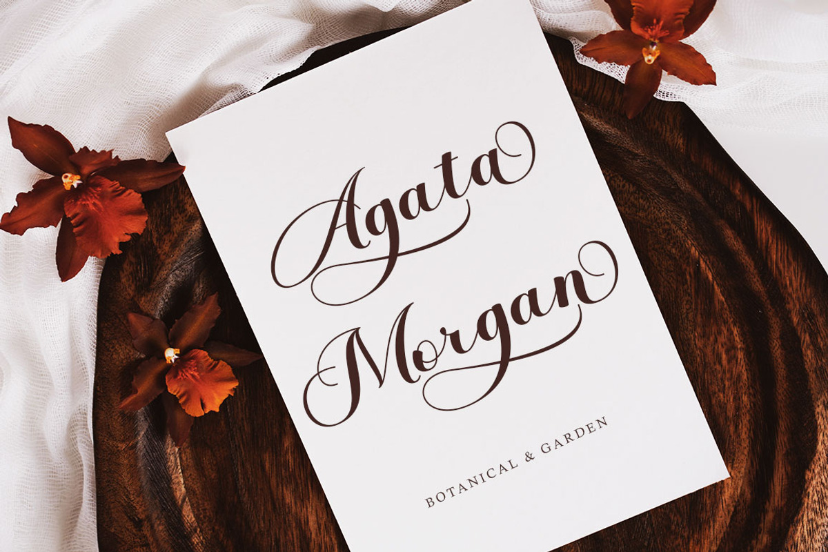 Mongilon Script, a Script Font by Has_rizal (Photo 11 of 12)