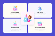 60 Animated Shopping Flat Icons, an Emoji Icon by Prosymbols (Thumbnail 2 of 4)