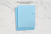 A2 Greeting Card Mockup Set - PSD, a Product Mockup by MelissaBMockups (Thumbnail 4 of 12)
