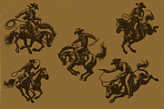 Rodeo Illustrations - Western Themed, a Person Illustration by elliazidi.designs (Thumbnail 3 of 4)