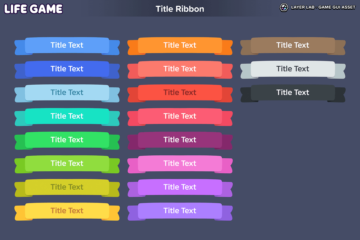 GUI - Life Game, an UI Kit Template by LAYERLAB (Photo 4 of 55)
