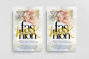 Fashion Week Flyer Template, a Flyer Template by Touringxx Creative Studio