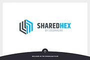Shared Hex Logo Template, a Branding & Logo Template by LOGOMAGINE (Thumbnail 12 of 16)
