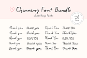 Handwritten Font Bundle - Charming, a Handwritten Font by Kaya Fonts (Thumbnail 11 of 20)