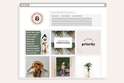 150 Canva Instagram Templates, a Social Media Template by Erin Cassidy (Thumbnail 5 of 27)