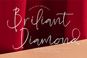 Briliant Diamond, a Script Font by operatype.co (Thumbnail 1 of 15)