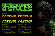 NCL ROBOWAPIX - Cyberpunk Futuristic, a Sans Serif Font by Enxyclo Studio (Thumbnail 3 of 11)