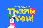 Lucky Pop! Display Font, a Handwritten Font by Sloulyfe (Thumbnail 9 of 9)
