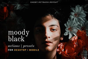 Moody Black - Actions and presets, an Action Add-On by Hydrozi Presets