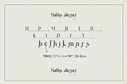 Sattins Ligature Serif Typeface, a Serif Font by Humaira_std (Thumbnail 9 of 13)