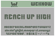 Mushroom font, a Sans Serif Font by weknow (Thumbnail 4 of 5)