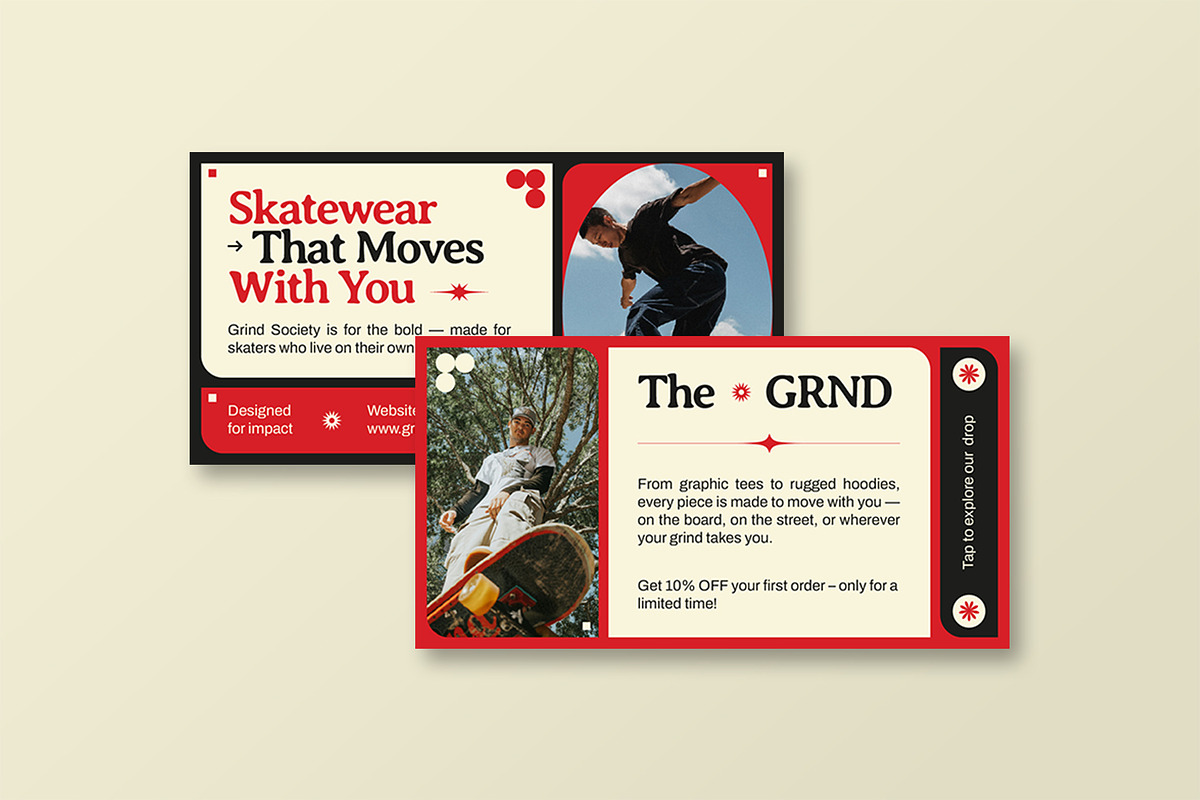 Grind Society - Facebook Ads, a Social Media Template by StreaksideStd (Photo 2 of 3)