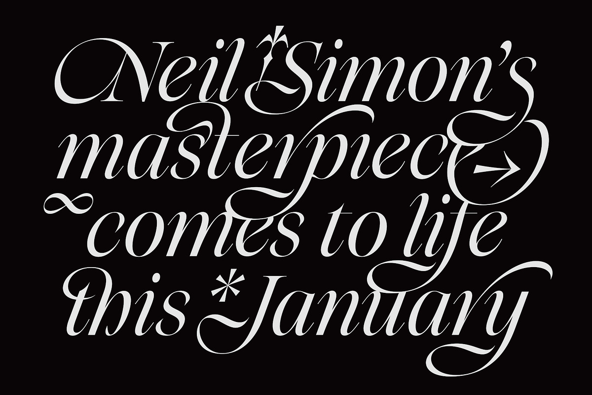 Niven Italic, a Font by Simon Walker (Photo 1 of 9)