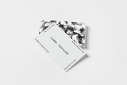 Bokeh Noir Business Card, a Business Card Template by Viaduc (Thumbnail 1 of 3)