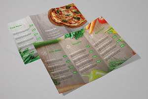 Food Menu - Tri-Fold