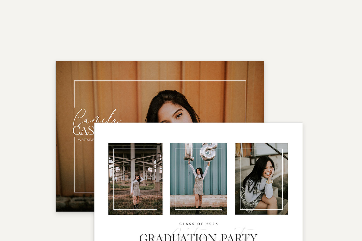 Graduation Announcement Template BR, an Invitation Template by Laurie Cosgrove Design (Photo 7 of 7)