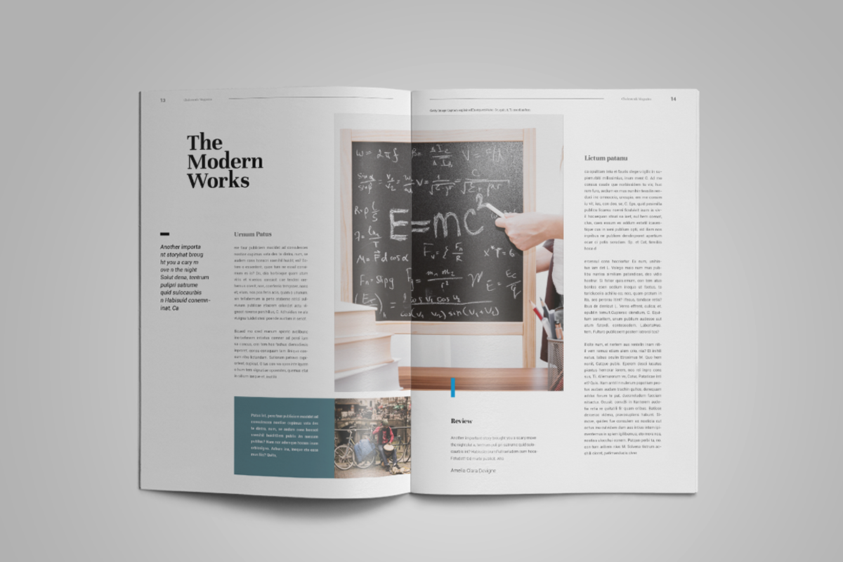 Chalestenik | Magazine Template, a Magazine Template by spidergraph (Photo 10 of 12)