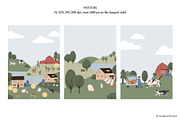 farm life clipart - ai, png, svg, an Animal Illustration by LyubovZaytseva (Thumbnail 15 of 19)