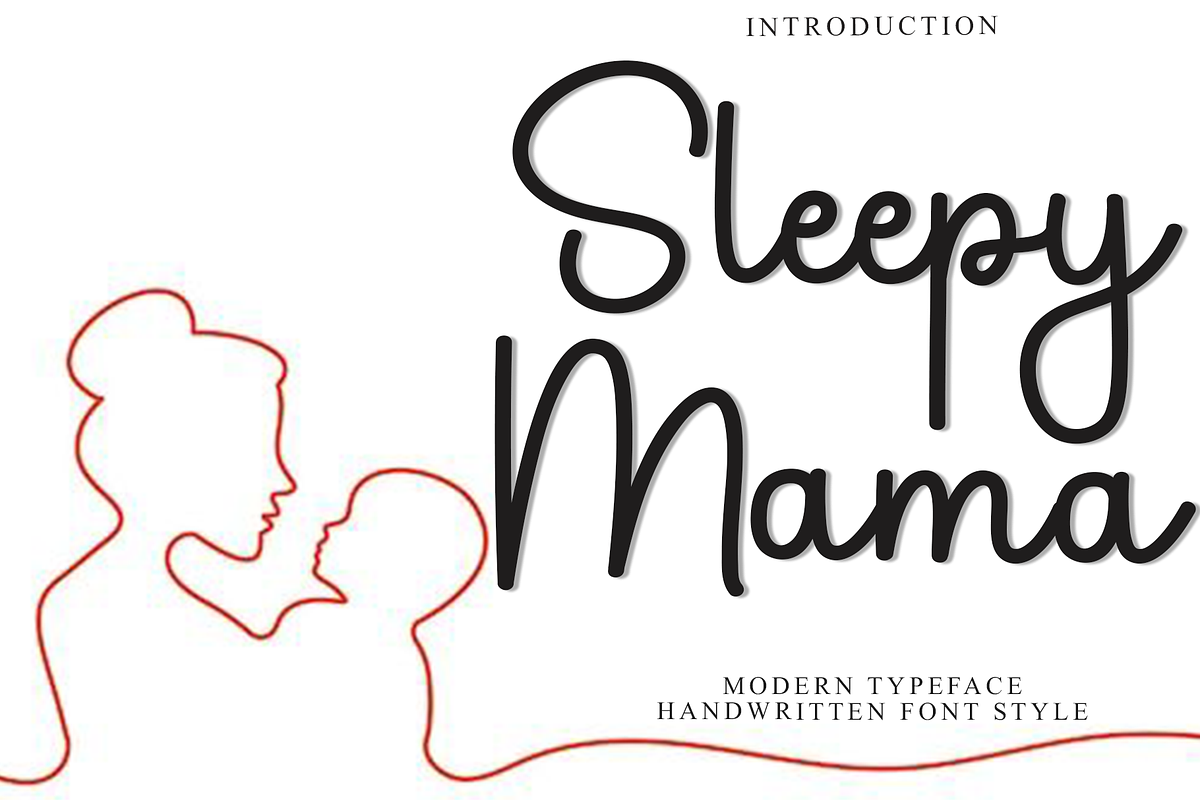 Sleepy Mama, a Handwritten Font by FreshTypeINK (Photo 1 of 8)