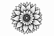 Intricate Mandala Coloring Set, an Illustration by hafijul (Thumbnail 3 of 11)