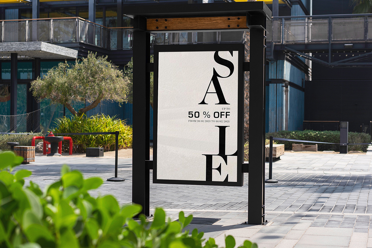City Advertising MockUps Set, a Print Template by Dikarte.Store (Photo 7 of 20)