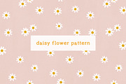 Daisy - Floral Seamless Pattern, a Pattern Graphic by Minna May Design (Thumbnail 1 of 2)