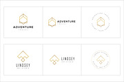 300 Geometric Premade Logo Bundle, a Branding & Logo Template by XpertgraphicD (Thumbnail 47 of 63)