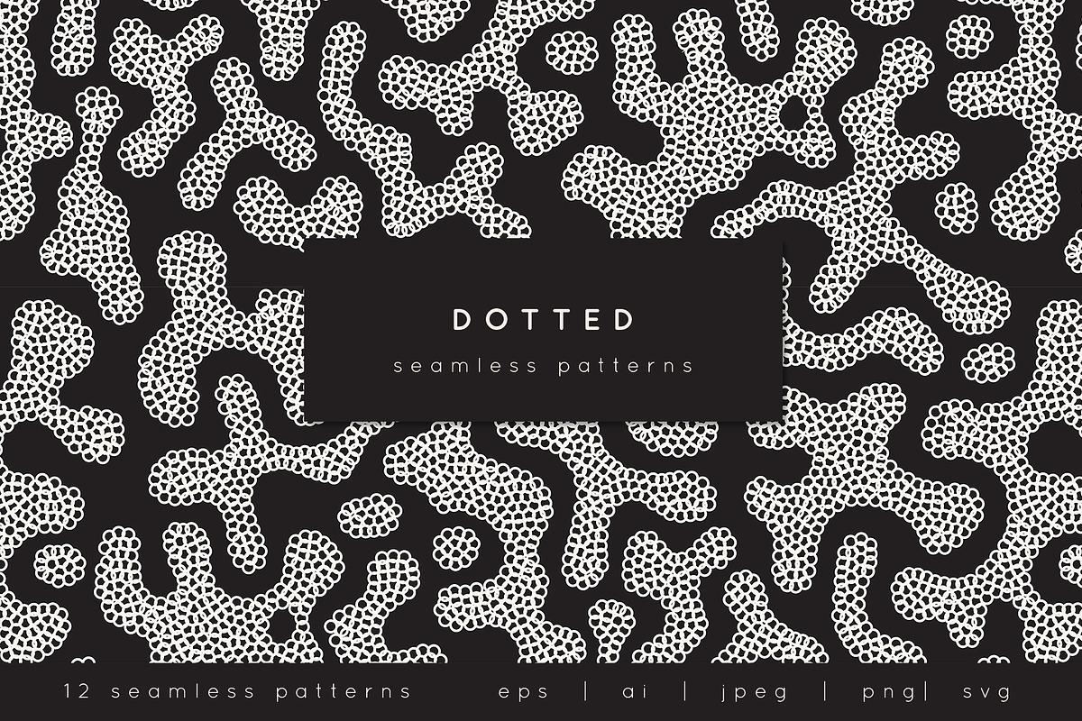 Dotted Spots. Seamless Patterns, a Pattern Graphic by Curly_Pat (Photo 1 of 5)