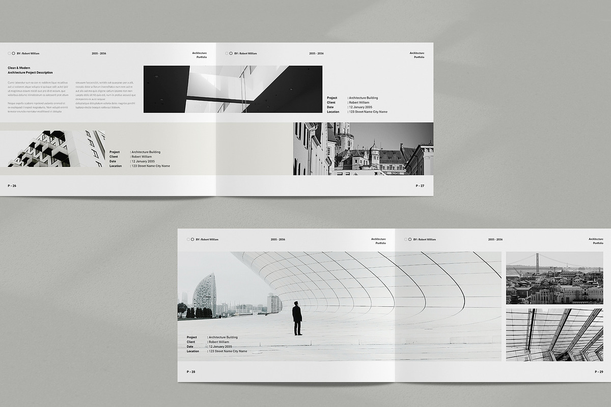 Architecture Portfolio Template, a Brochure Template by NorthPeak (Photo 11 of 17)