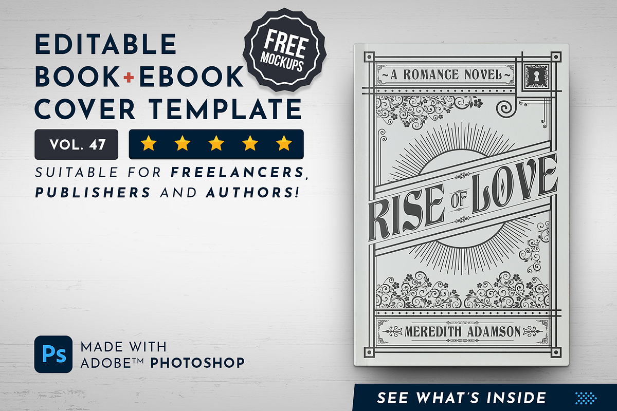 Book Cover Template 47, a Templates & Theme by Digital Goods (Photo 1 of 11)