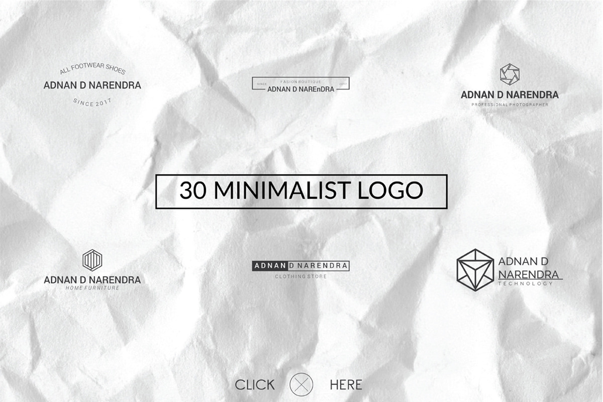Minimalist Logo + Extra 70%Off, a Branding & Logo Template by Artha Desain (Photo 2 of 11)