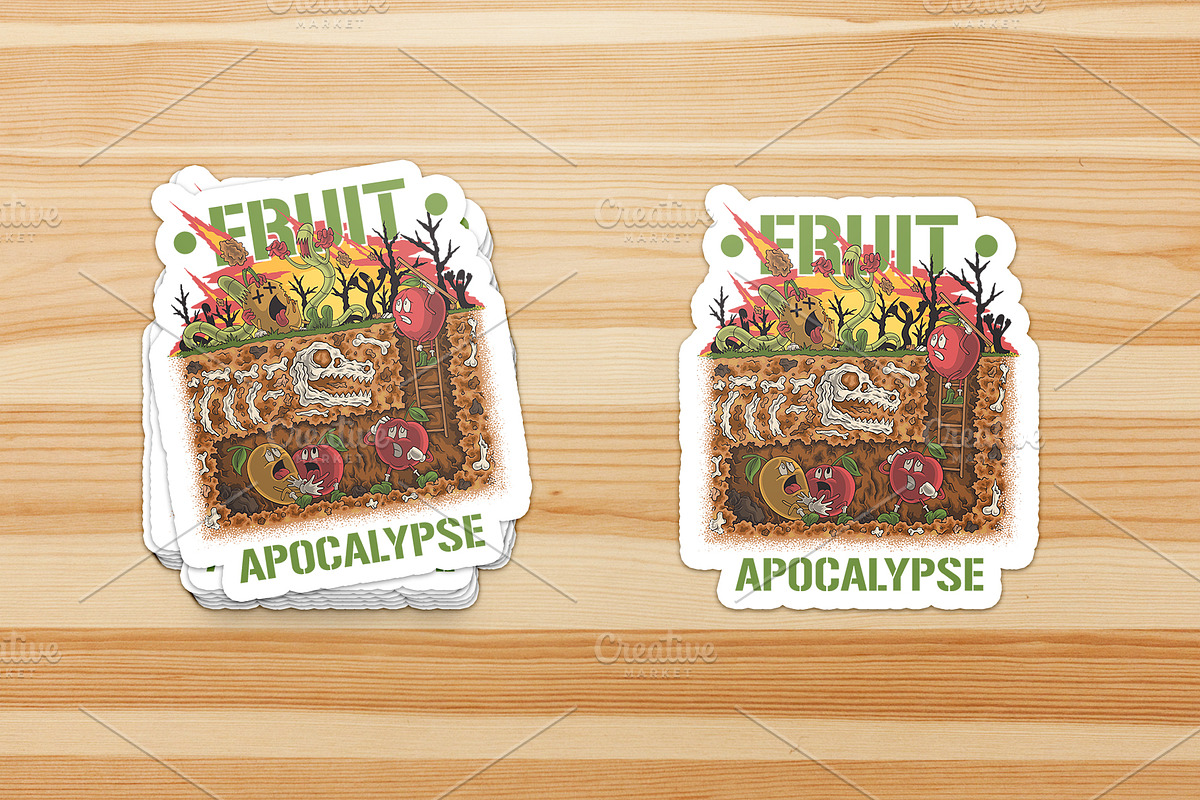 Fruits Escaping an Attack, a Branding & Logo Template by Judsart (Photo 4 of 4)