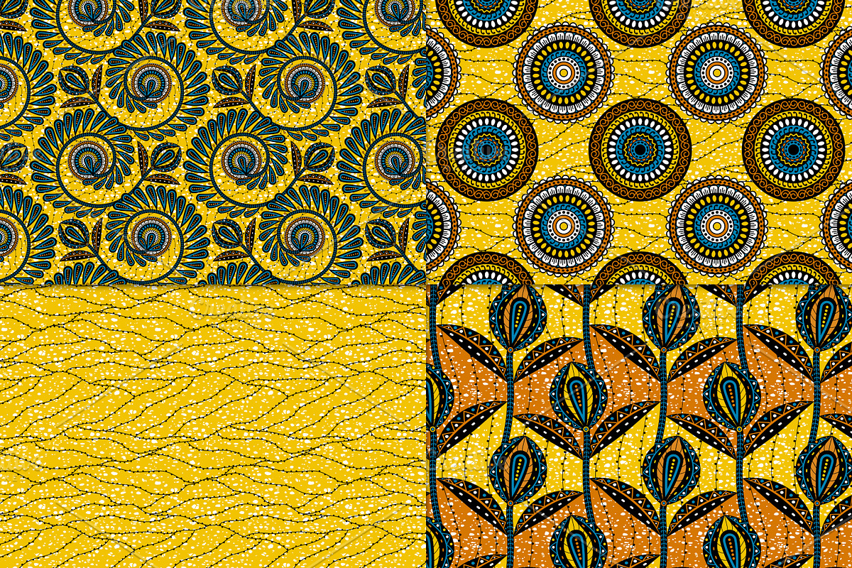 Ankara Prints (EPS, JPG), a Pattern Graphic by Sveta Aho (Photo 2 of 11)