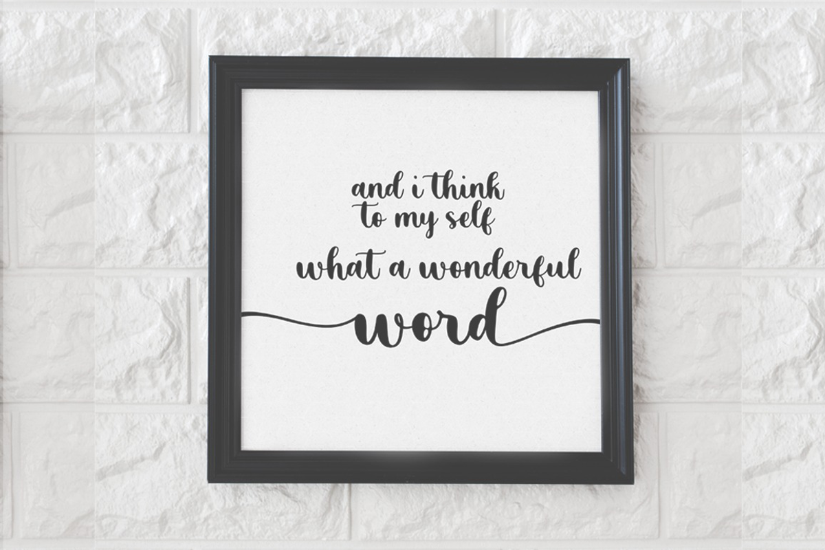 Cold Outside - Lovely Script, a Script Font by Sronstudio (Photo 8 of 10)